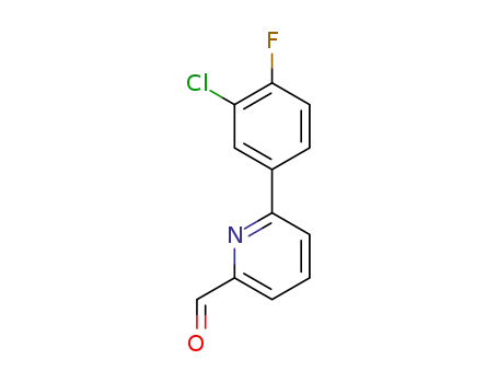 6-(3-chloro-4-fluorophenyl)picolinaldehyde