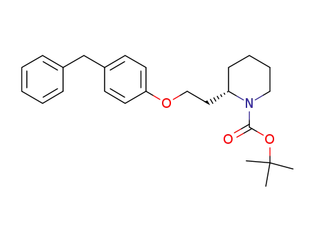 (S)-2-[(4-benzylphenoxy)ethyl]-piperidine-1-carboxylic acid tert-butyl ester