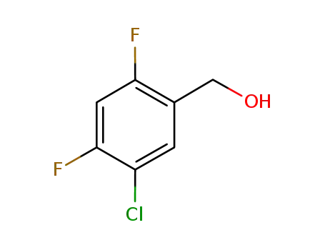 Molecular Structure of 915409-63-1 (Benzenemethanol, 5-chloro-2,4-difluoro-)