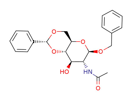 benzyl 2-acetamido-4,6-O-benzylidene-2-deoxy-β-D-glucopyranoside