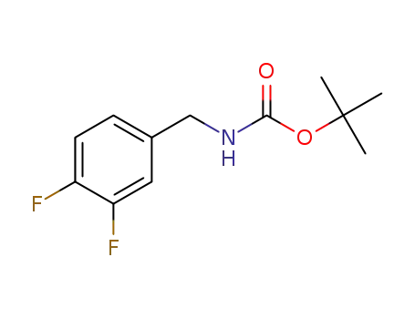 Molecular Structure of 1441345-18-1 (tert-butyl 3,4-difluorobenzylcarbamate)