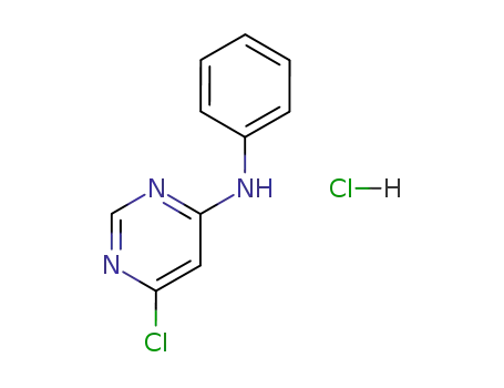 Molecular Structure of 915069-47-5 ((6-chloro-pyrimidin-4-yl)-phenyl-amine hydrochloride)
