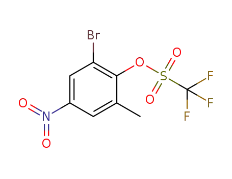 2-bromo-6-methyl-4-nitrophenyl trifluoromethanesulfonate