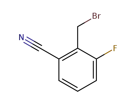 Molecular Structure of 635723-84-1 (3-Fluoro-2-(bromomethyl)benzonitrile)