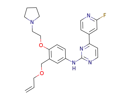 [3-allyloxymethyl-4-(2-pyrrolidin-1-ylethoxy)phenyl]-[4-(2-fluoropyridin-4-yl)pyrimidin-2-yl]amine
