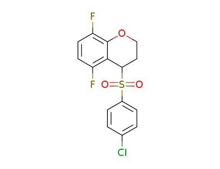 4-(4-chlorophenylthio)-5,8-difluorochroMan-3-ol
