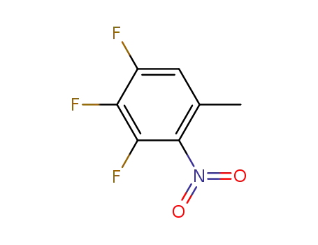 Molecular Structure of 923032-93-3 (Benzene, 1,2,3-trifluoro-5-methyl-4-nitro-)