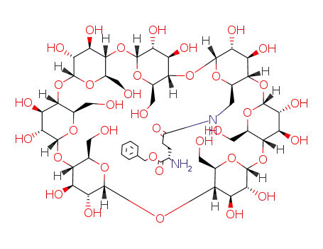 Molecular Structure of 197576-61-7 (mono-6-deoxy-6-[4-(benzyloxycarbonyl)-4-amino butyryl amino]-β-cyclodextrin)