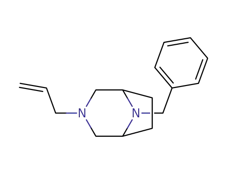 Molecular Structure of 415979-07-6 (3-allyl-8-benzyl-3,8-diaza-bicyclo[3.2.1]octane)