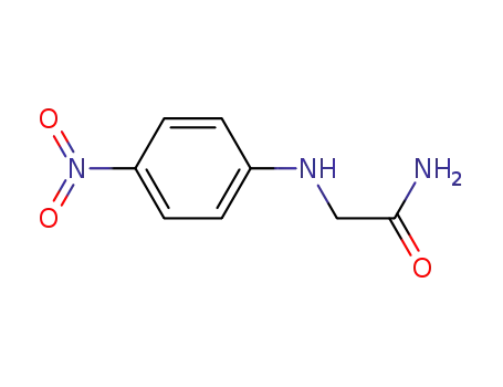 Molecular Structure of 213995-55-2 (Acetamide, 2-[(4-nitrophenyl)amino]-)