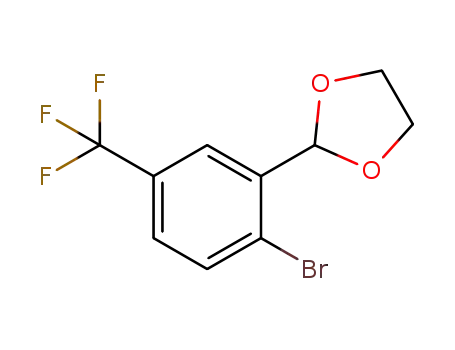 1-bromo-2-(1,3-dioxolan-2-yl)-4-(trifluoromethyl)benzene