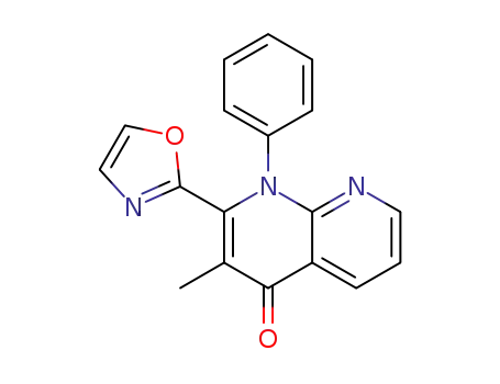3-methyl-2-oxazol-2-yl-1-phenyl-1H-[1,8]naphthyridin-4-one