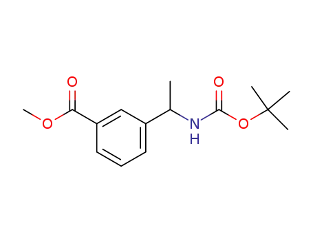 methyl 3-{1-[(tert-butoxycarbonyl)amino]ethyl}benzoate