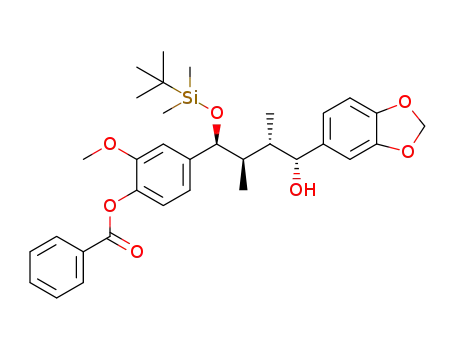C<sub>33</sub>H<sub>42</sub>O<sub>7</sub>Si