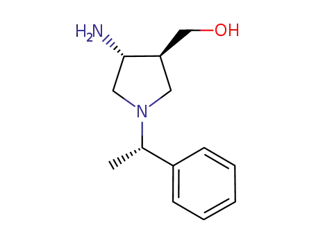 [(3S,4R)-4-amino-1-[(S)-1-phenylethyl]pyrrolidin-3-yl]methanol