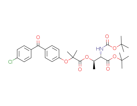 Molecular Structure of 852056-05-4 (C<sub>30</sub>H<sub>38</sub>ClNO<sub>8</sub>)