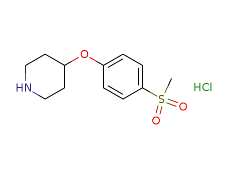 4-[4-(METHYLSULFONYL)PHENOXY]PIPERIDINE HYDROCHLORIDE