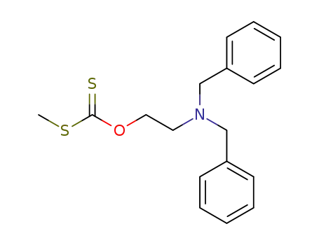 Dithiocarbonic acid O-(2-dibenzylamino-ethyl) ester S-methyl ester