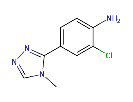 2-chloro-4-(4-methyl-4H-1,2,4-triazol-3-yl)aniline