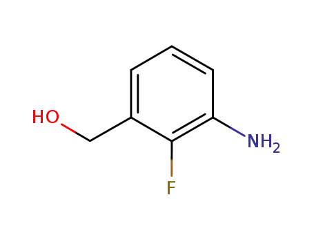 Molecular Structure of 1051899-73-0 ((3-Amino-2-fluorophenyl)methanol)
