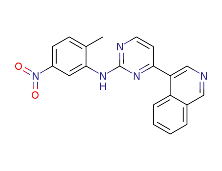 4-(isoquinolin-4-yl)-N-(2-methyl-5-nitrophenyl)pyrimidin-2-amine