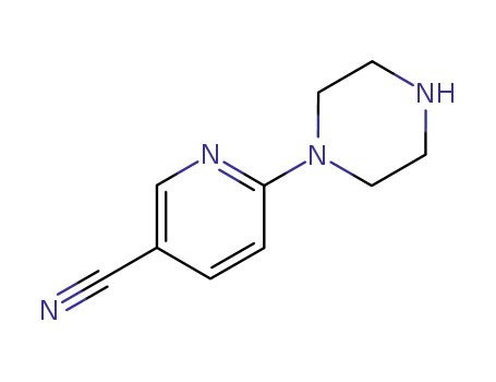 Molecular Structure of 149554-29-0 (6-PIPERAZINONICOTINONITRILE)
