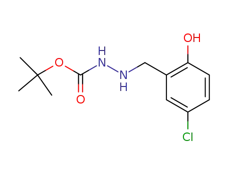 N'-(5-chloro-2-hydroxybenzyl)hydrazinecarboxylic acid tert-butyl ester