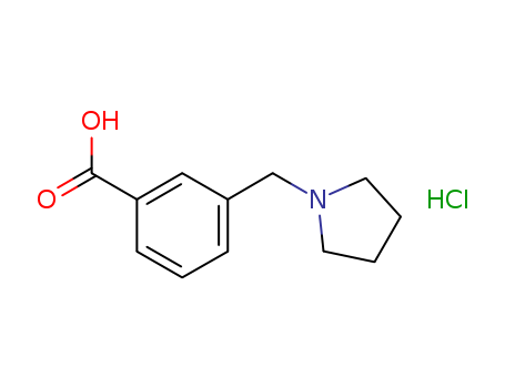 3-(Pyrrolidin-1-ylmethyl)benzoic acid hydrochloride , 90%