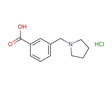 3-(PYRROLIDIN-1-YLMETHYL)BENZOIC ACID HYDROCHLORIDE