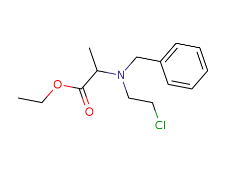2-[benzyl-(2-chloroethyl)amino]propionic acid ethyl ester