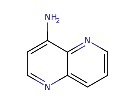 Molecular Structure of 27392-68-3 (1,5-Naphthyridin-4-amine)