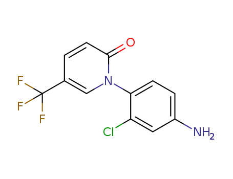 5-trifluoromenthyl-(1-(4-amino-2-chloro)phenyl)pyridine-2(1H)-one