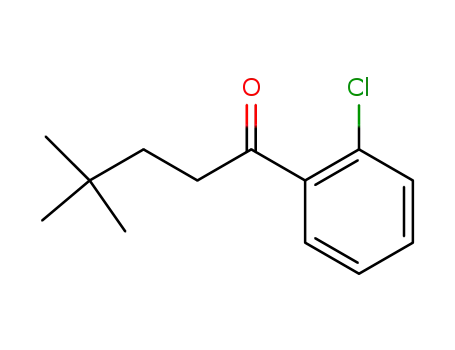 Molecular Structure of 1147270-29-8 (1-(2-chlorophenyl)-4,4-dimethylpentan-1-one)
