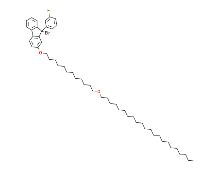 2-(12-docosyloxydodecanoxy)-9-(3-fluorophenyl)-9-bromofluorene