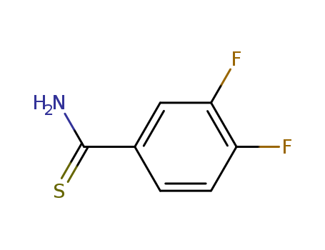 Benzenecarbothioamide, 3,4-difluoro- (9CI)