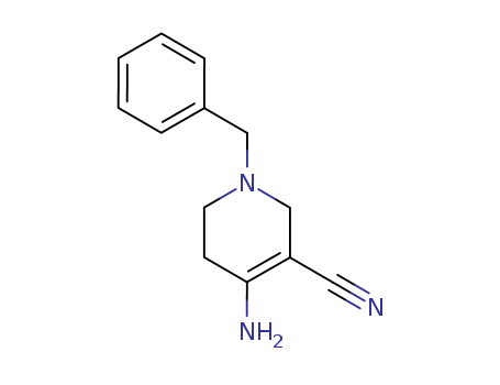 3-Pyridinecarbonitrile,4-amino-1,2,5,6-tetrahydro-1-(phenylmethyl)- cas  14247-04-2