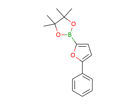 Molecular Structure of 1396752-91-2 (4,4,5,5-tetramethyl-2-(5-phenyl-2-furyl)-1,3,2-dioxaborolane)