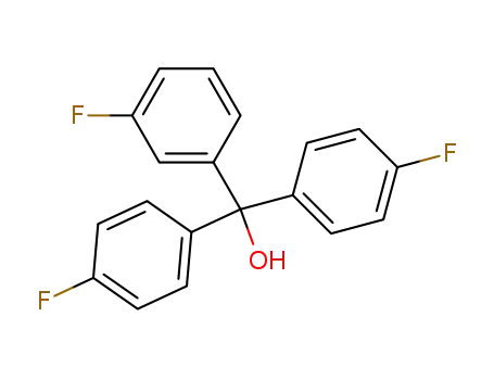 Molecular Structure of 289656-89-9 ((3-fluorophenyl)bis(4-fluorophenyl)methanol)