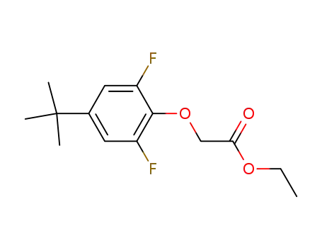 (4-tert-butyl-2,6-difluoro-phenoxy)-acetic acid ethyl ester