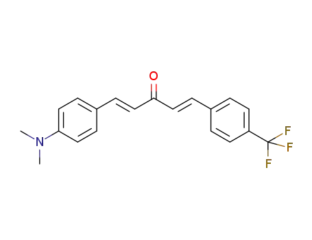(1E,4E)-1-(4-(dimethylamino)phenyl)-5-(4-(trifluoromethyl)phenyl)penta-1,4-dien-3-one