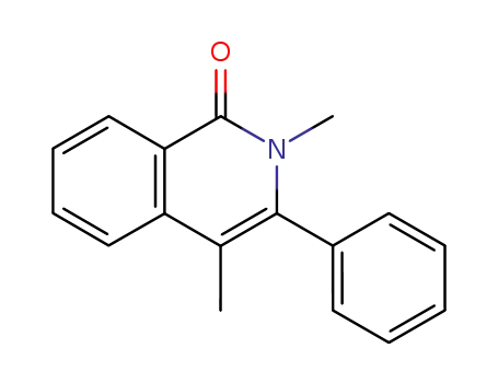 Molecular Structure of 51089-64-6 (1(2H)-Isoquinolinone, 2,4-dimethyl-3-phenyl-)