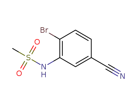 N-(2-bromo-5-cyanophenyl)methanesulfonamide