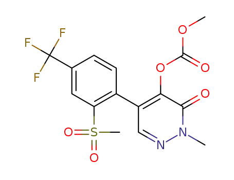 methyl [2-methyl-5-[2-methylsulfonyl-4-(trifluoromethyl)phenyl]-3-oxo-pyridazin-4-yl]carbonate