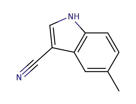 Molecular Structure of 194490-13-6 (3-CYANO-5-METHYLINDOLE)