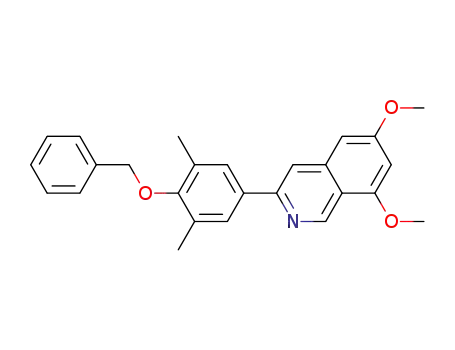 3-(4-benzyloxy-3,5-dimethylphenyl)-6,8-dimethoxy isoquinoline