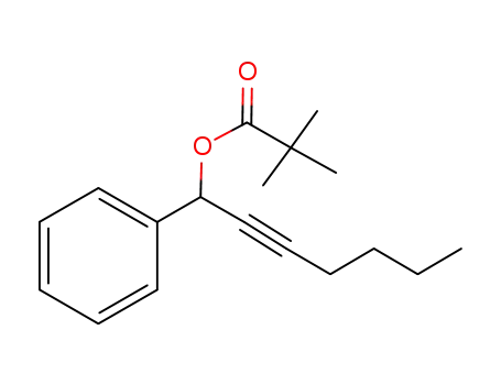 1-phenylhept-2-ynyl pivalate