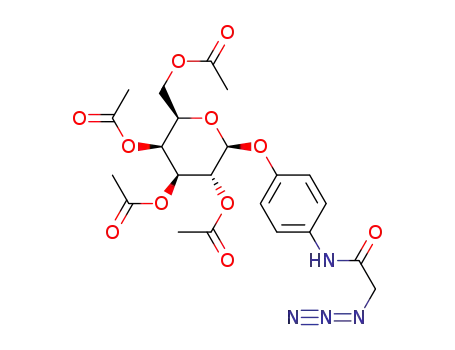 p-(α-azidoacetamido)phenyl 2,3,4,6-tetra-O-acetyl-β-D-galactopyranoside