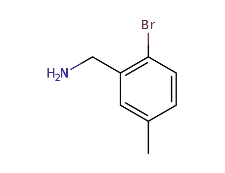Molecular Structure of 1261776-69-5 ((2-bromo-5-methylphenyl)methanamine)
