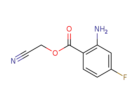2-amino-4-fluorobenzoic acid cyanomethyl ester