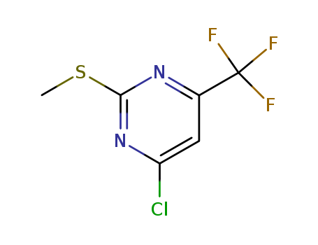 4-Chloro-2-(methylsulfanyl)-6-(trifluoromethyl)pyrimidine 16097-63-5